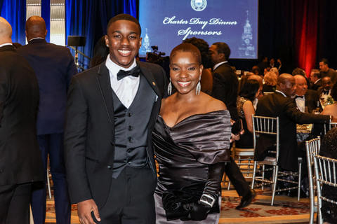 alumni at the charter day dinner