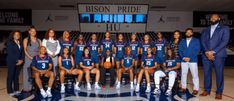 Howard women's basketball team