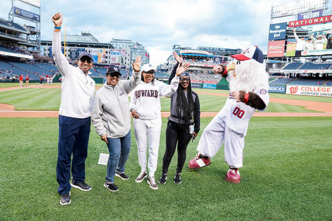 Howard alumni at Nationals Park