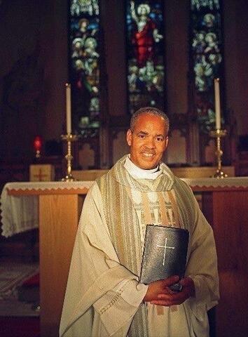 Rev. Darryl Farrar James in Priesthood Robes