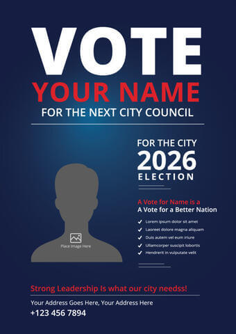 Template Election Flyer