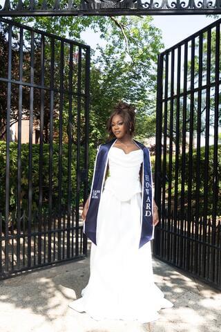 Graduating senior Sallyma Kargbo
