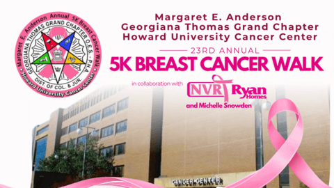 5K Breast Cancer Walk Banner